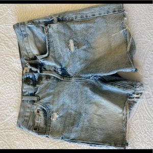 Pistola distressed jean shorts